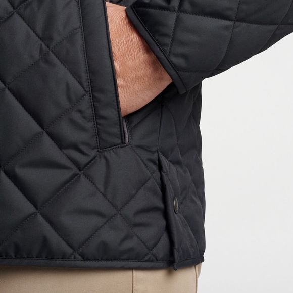 Peter Millar Suffolk Coat Crown Black - Picture 4 of 6